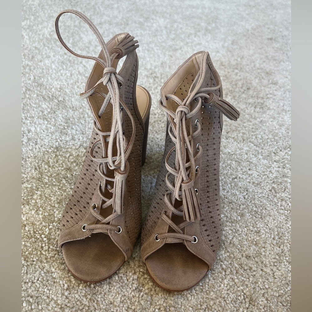 Jessica Simpson Open Toe Booties